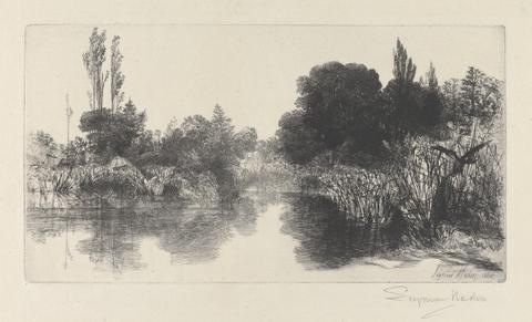 Francis Seymour Haden Shere Mill Pond, no. 2 (large plate)