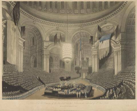 Frederick Christian Lewis the Elder Interment of the Remains of the late Lord Viscount Nelson...in St. Paul's