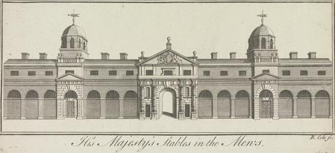 Benjamin Cole H.M.'s Stables in the Mews