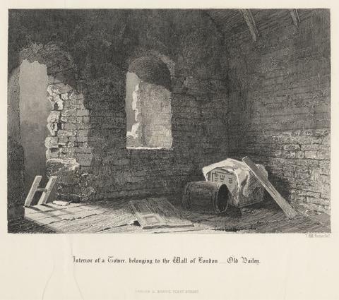 John Wykeham Archer Interior of a Tower, belonging to the Wall of London, Old Bailey