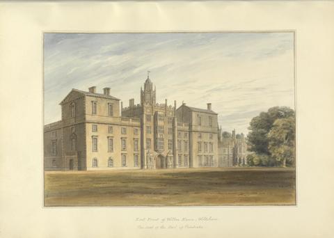 John Buckler FSA East Front of Wilton House, Wiltshire, the Seat of the Earl of Pembroke