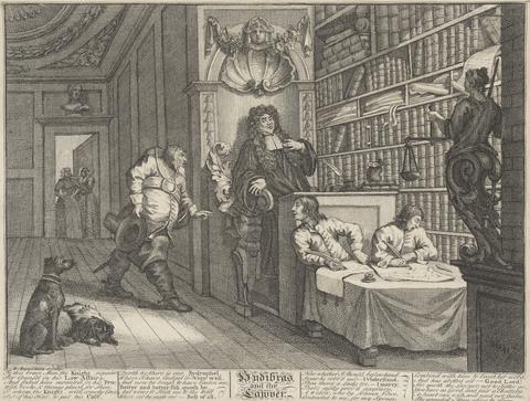 William Hogarth Hudibras and the Lawyer (no.7)