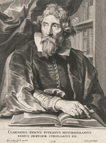 Pieter de Jode Clarissimus Erycius Puteanus Historiographus, Regius Professor Consiliarius Etc.