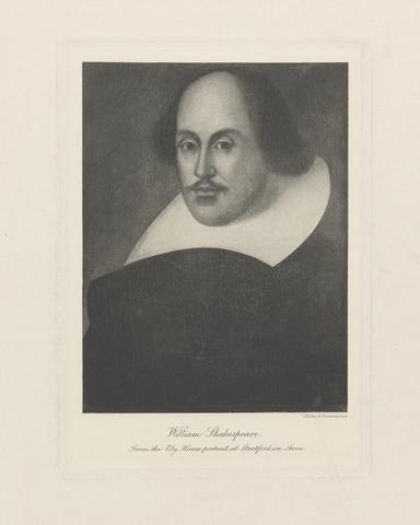  William Shakespeare, From the Ely House Portrait at Stratford-on-Avon