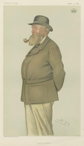 Leslie Matthew 'Spy' Ward Vanity Fair - Doctors and Scientists. 'Agriculture'. Sir Edward Coke, The Earl of Leicester. 4 August 1883