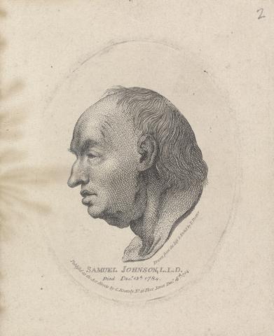 Thomas Trotter Samuel Johnson, L.L.D., Died Decr. 13th 1784