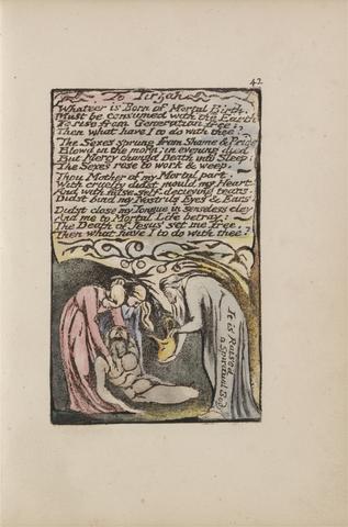 William Blake Songs of Innocence and of Experience, Plate 42, "To Tirzah" (Bentley 52)