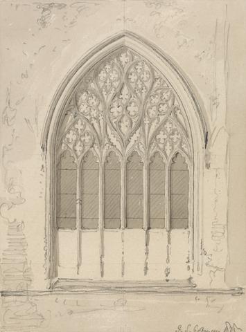 John Sell Cotman West Window of Snettisham Church, Norfolk
