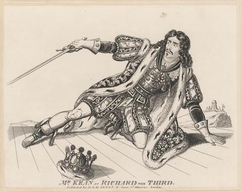 unknown artist Mr. Kean as Richard III