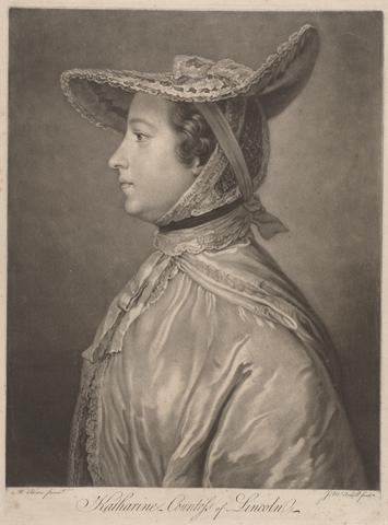 James McArdell Katharine Countess of Lincoln