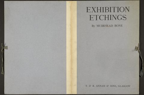 Sir Muirhead Bone Exhibition Etchings