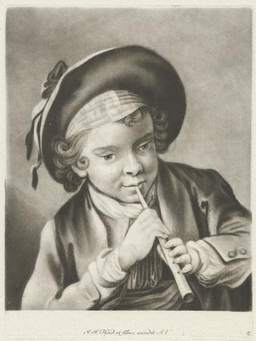 Johann Jacobus Haid Boy with a Whistle