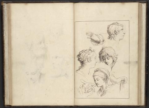 Sketchbook containing 81 drawings and 2 engravings of self-portraits
