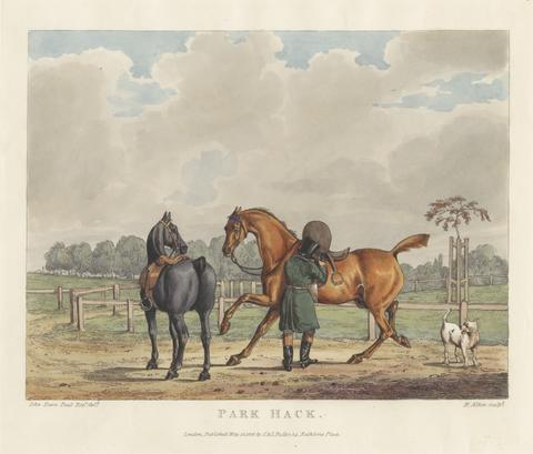 Henry Thomas Alken Horses [set of six]: 4. Park Hack