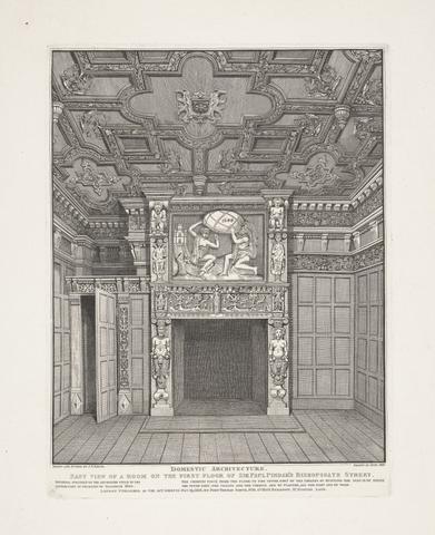John Thomas Smith Interior of Sir Paul Pindar's, Bishopsgate