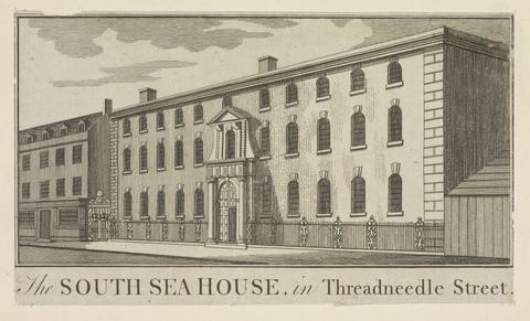 unknown artist The South Sea House in Threadneedle Street