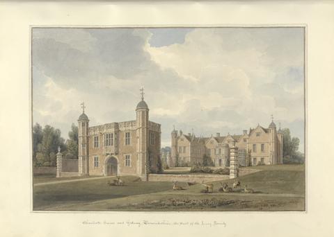 John Buckler FSA Charlcote house and Gateway, Warwickshire; the Seat of the Lucy Family