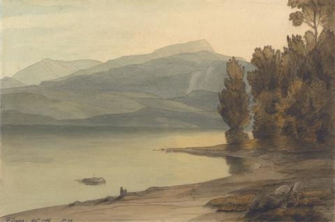 Francis Towne Windermere at Sunset