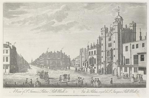 Thomas Bowles A View of St. James's Palace Pall Mall