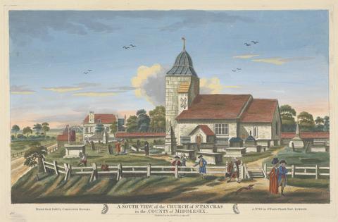 unknown artist A South View of the Church of St. Paneros in the County of Middlesex