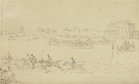 Thomas Rowlandson A Race on the Knavesmire at York