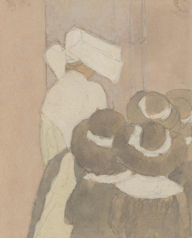Nun with a Group of Orphans