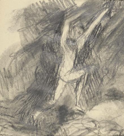 unknown artist Fallen Angel or Figure for the Flood