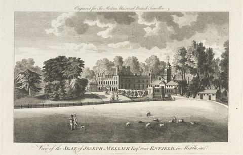 unknown artist View of the Seat of Joseph Mellish, Esquire near Enfield in Middlesex, Outer Suburb - North
