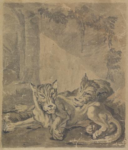 Sawrey Gilpin Two Tigers
