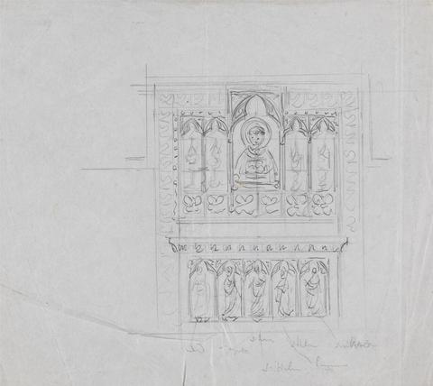 Augustus Welby Northmore Pugin Design for a Stained Glass Window