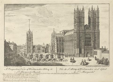 A Perspective View of Westminster Abbey and St. Margaret's Church
