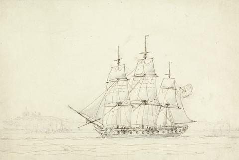 William Daniell Three Masted Ship