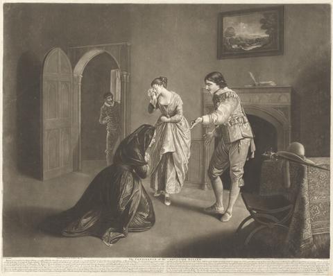 William Pether The Continence of Chevalier Bayard
