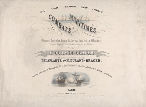 Henri Durand-Brager Combats Maritimes