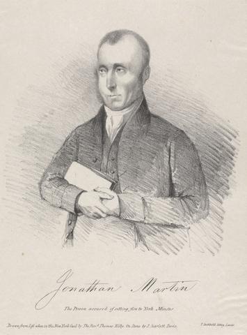 John Scarlett Davis Jonathan Martin, The person accused of setting fire to York Minister