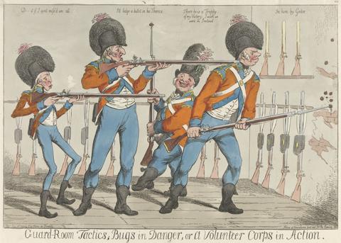Charles Ansell Guard-Room Tactics; Bugs in Danger; or a Volunteer Corps in Action