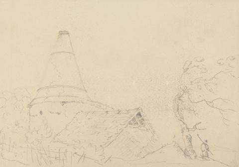 Capt. Thomas Hastings Sketch of a Roof with a Large Chimney