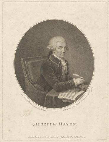 Francesco Bartolozzi Portrait of Joseph Haydn