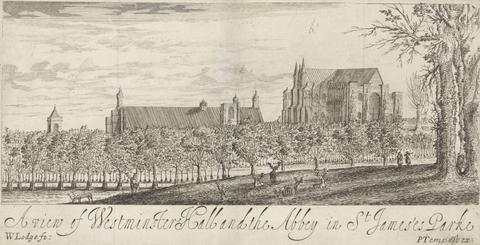 A View of Westminster Hall & the Abbey in St. James Park