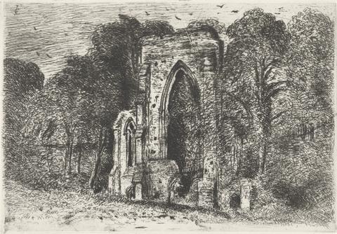 John Constable The Ruins of Netley Abbey