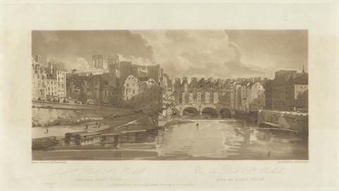 Richard Banks Harraden View of the Pont St. Michael, taken from the Pont Neuf, 1803