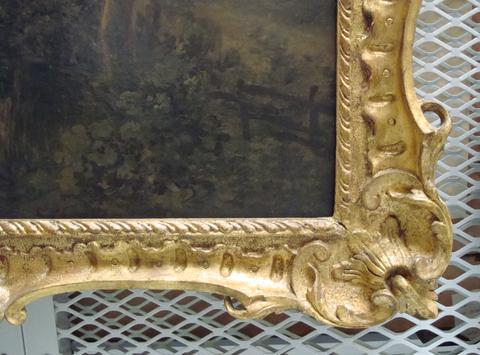 British, Rococo style frame