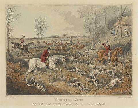 Richard Gilson Reeve Fox Hunting: Drawing the Cover