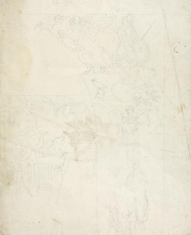 James Bruce Sketches of architectural detail of temple at Baalbec