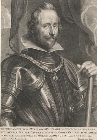 Lucas Vorsterman Serenissimus Princeps Wolfangus Wilhelmus, D.G. Comes Palatinus Rheni, Dux Bavariæ