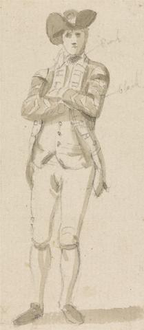 Paul Sandby RA Standing Figure of a Young Man