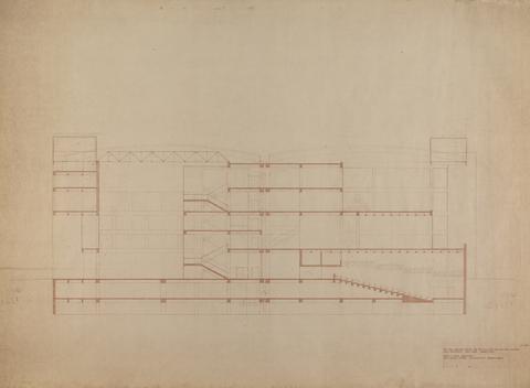 Louis I. Kahn Floor Plan, The Paul Mellon Center for British Art and British Studies