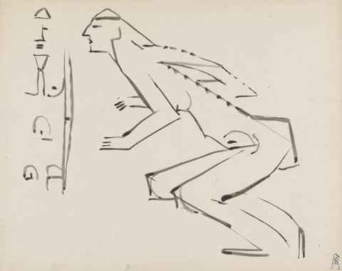 Henri Gaudier-Brzeska Two Studies for a Sculpture