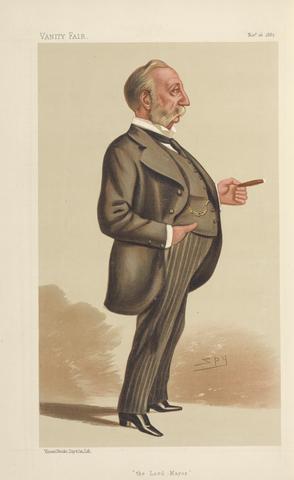 Leslie Matthew 'Spy' Ward Vanity Fair: Freemasons; 'The Lord Mayor', Polydore de Keyser, November 25, 1887