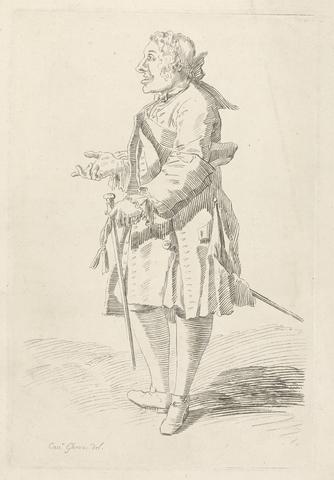 Arthur Pond Caricature portrait